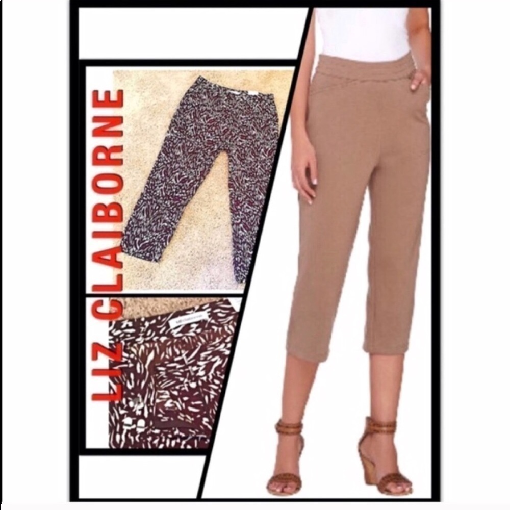 🆕 Liz Claiborne loose fit dressy capris pa… - Picture 6 of 8